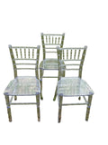 lot de 3 chaises transparentes pour enfant