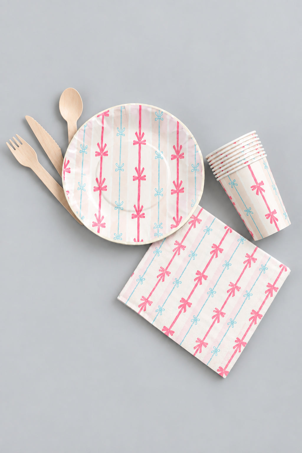 kit vaisselle chic ribbon