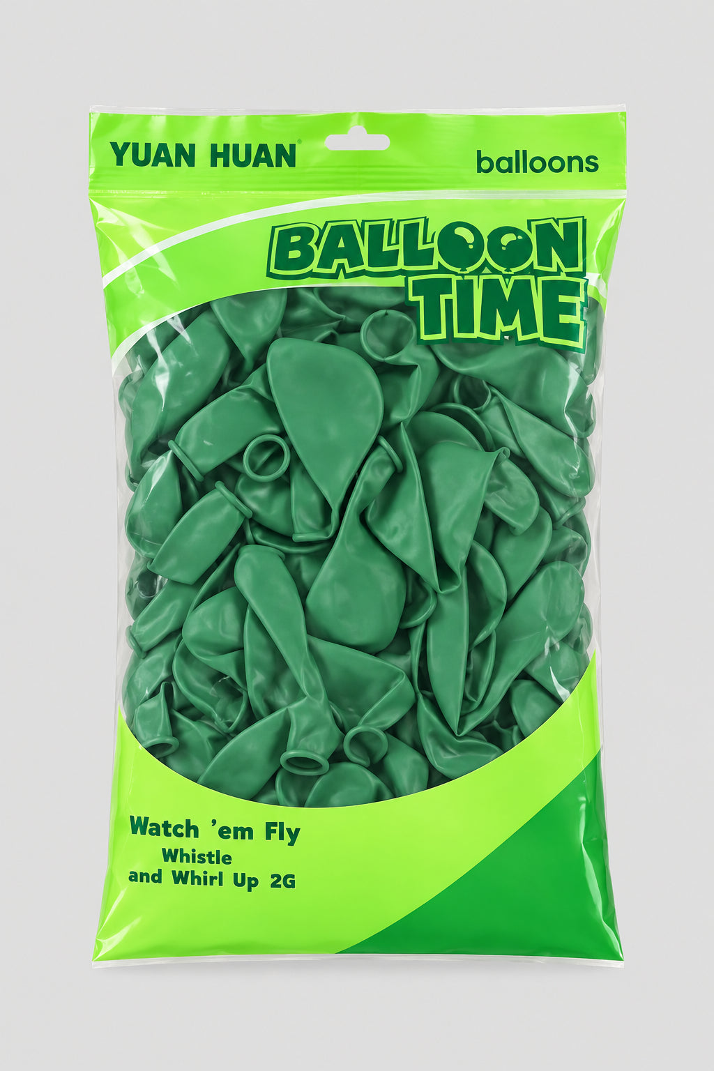 Ballon en latex vert foncé