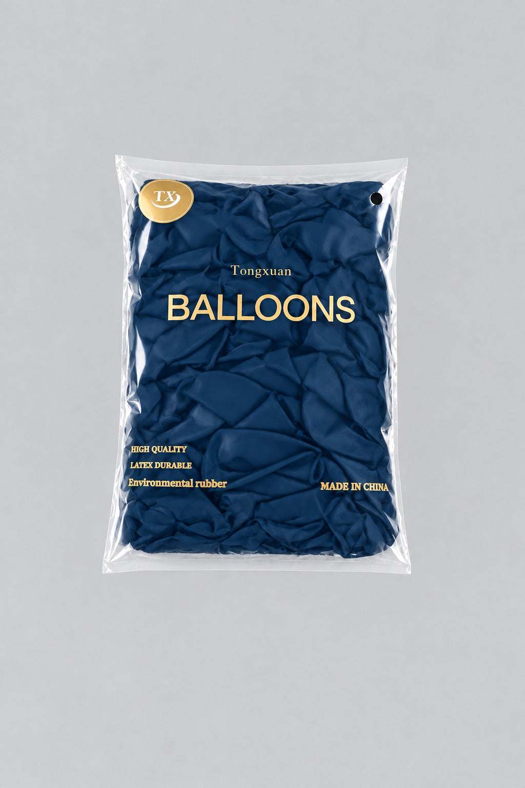Ballon en latex bleu