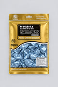 Ballon chrome bleu argenté
