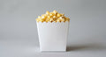 Boite a pop corn blanche