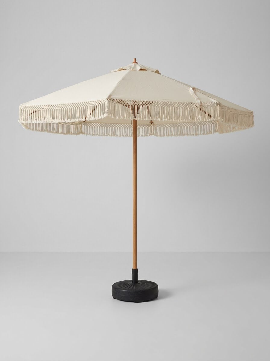 Parasol a frange