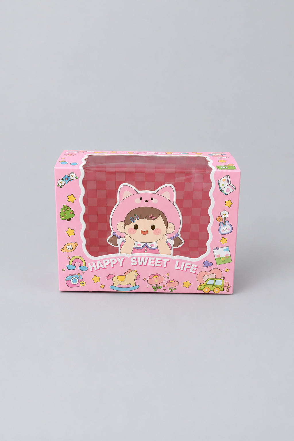Boite cadeau rose