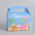 Boite cadeaux dino bleu
