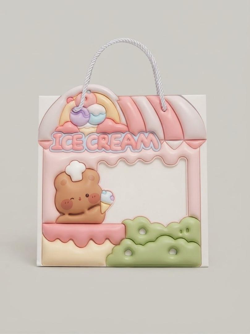 Sac cadeaux 3D rose