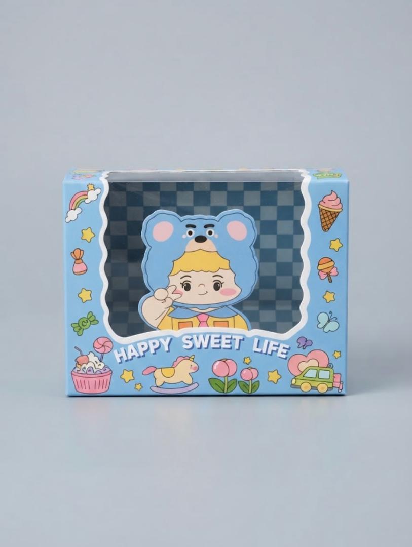 Boite cadeau bleu
