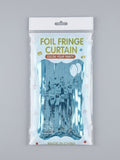 rideaux a frange métallisé vert