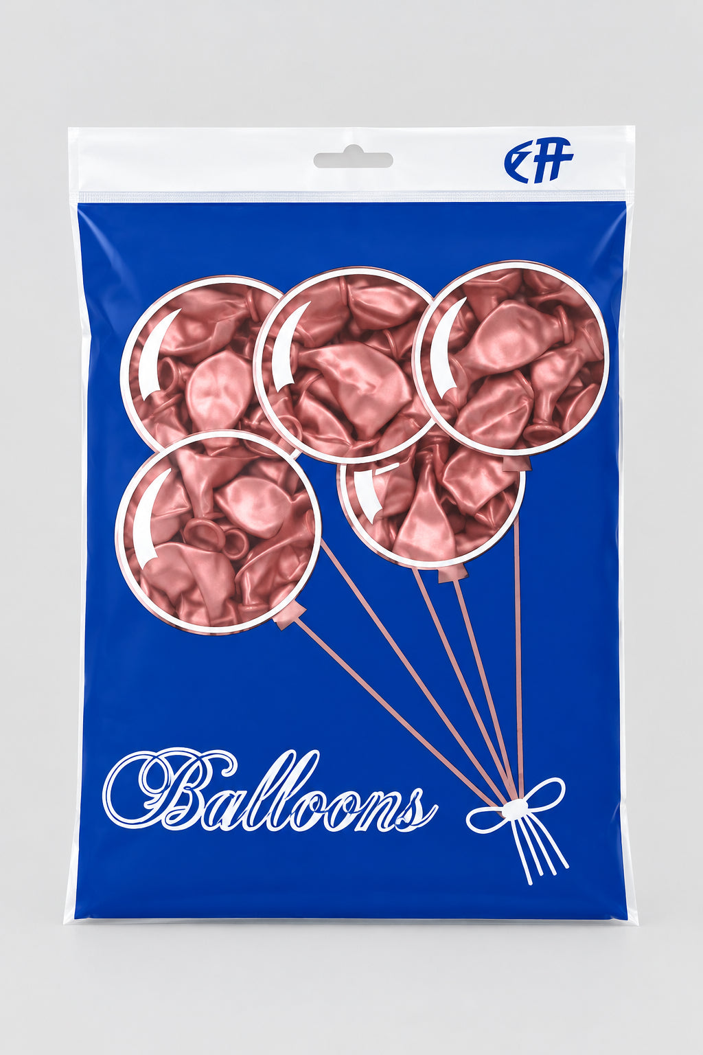 Ballon chrome rose gold