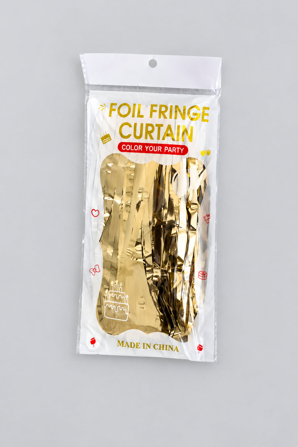 Rideaux a frange doré