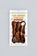 Rideaux a frange marron