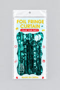 Rideaux a frange vert cristal
