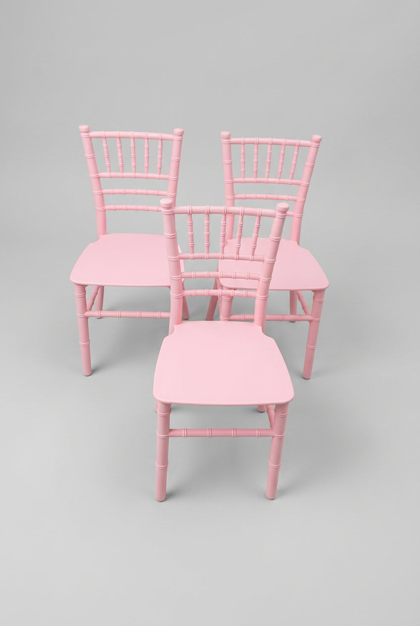 Chaise enfant rose clair