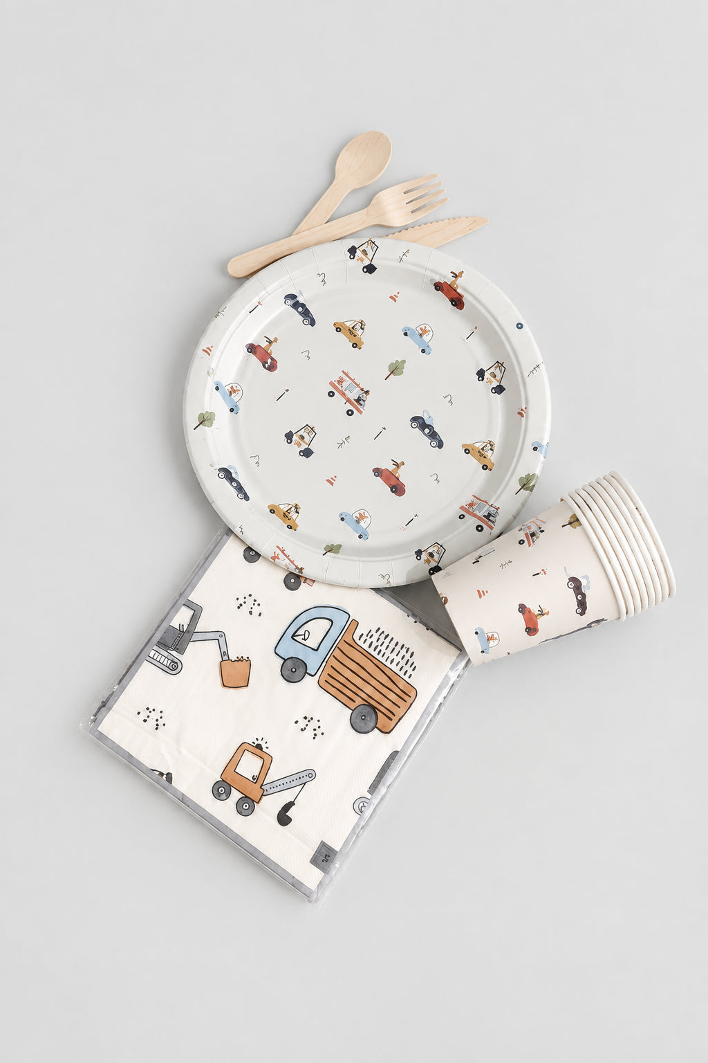 kit vaisselle voitures