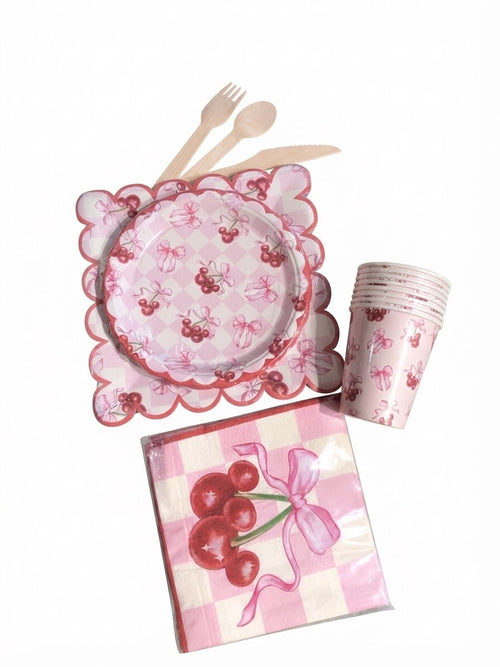 kit vaiselles cerises