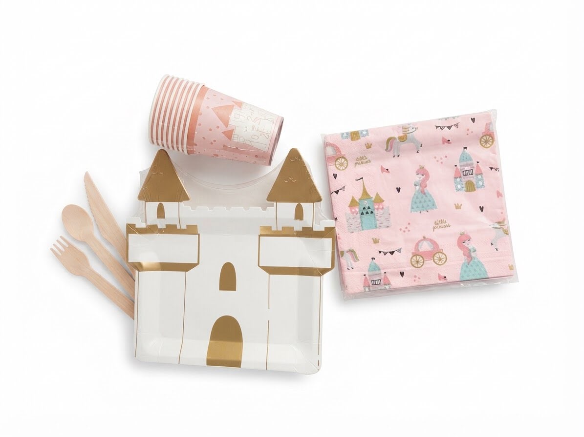 Kit de vaisselle chateau de princesse