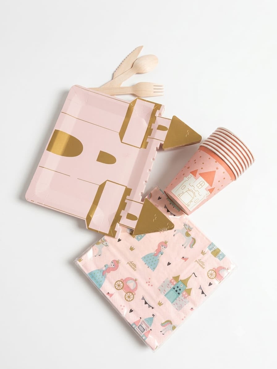 Kit de vaisselle chateau de princesse