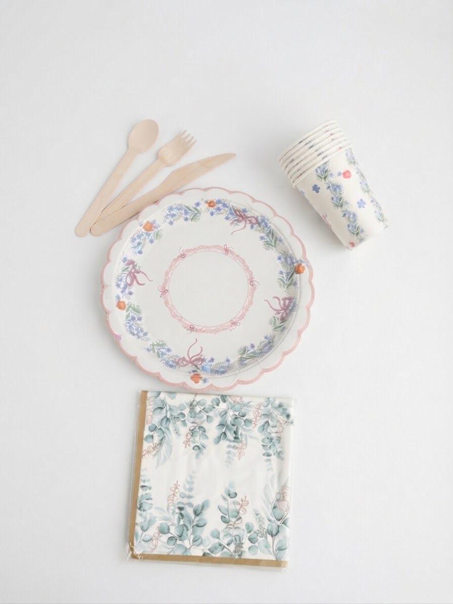 Kit vaisselle jardin enchantés