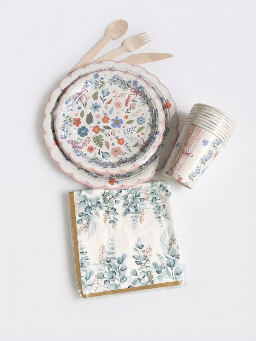 Kit vaisselle jardin enchantés