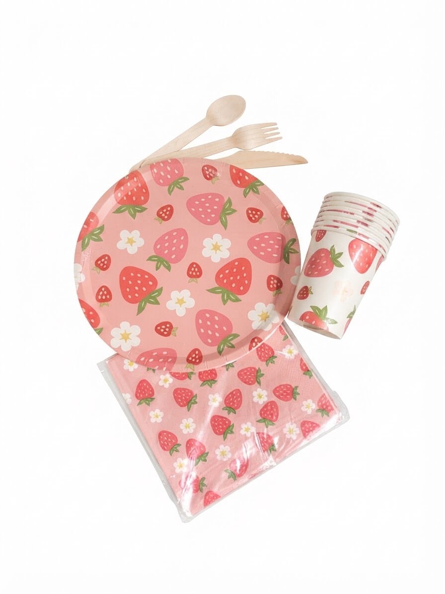 Kit vaisselle fraise